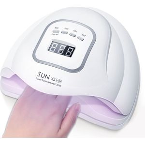 120W / 48W Led Nail Lamp Nail Droger Dual Handen Led Uv Lamp Voor Curing Uv Gel Nail polish Met Motion Sensing Manicure Salon Tool