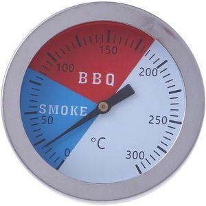 Draagbare Professionele 0-300 Celsius Rvs Bimetaal Gauge Bbq Thermometer Barbecue Thermometer Voor Bbq