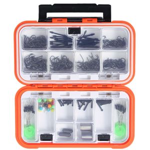 160/320/350 Pcs Visgerei Set Diverse Vissen Haken Wartels Ruimte Bonen Karpervissen Accessoires Met Tackle Box