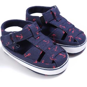 Pasgeboren Baby Baby Meisjes Jongens Zomer Casual Sandaal Schoenen 2 Stijl Katoen Afdrukken Haak Zachte Baby Schoenen 0-18M