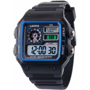 LASIKA Mode Sport Kinderen Digitale Horloge Multifunctionele Leisure Horloge Vierkante Wild Elektronische Duurzaam Studenten Horloges