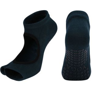 Toeless Non Slip Pilates Fitness Sokken Vrouwen Backless Yoga Sokken Professio Vrouwen Ademende Ballet Dance Sport Sok