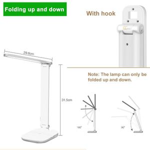 7W Led Oogzorg Tafellamp Bureau Leeslamp Dimbare Verstelbare Flexibele Verlichting Led Night Lamp Verlichting ZZD0012