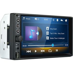 Autoradio 7Inch Hd MP5 Speler Druk Sn Digitale Display Bluetooth Multimedia Auto Backup Monitor Usb 2Din Auto Radio