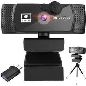4K 2K 1080P 1K 480P Webcam Autofocus Usb Conferentie Pc Web Camera Laptop Desktop Voor office Home Met Mic Hd Webcam