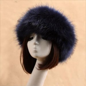 Hoed Russische Sneeuw Cap Oorbeschermers Faux Fur Mutil Kleur Warmer Oor Pluizige Ski Hoed Hoofdband Ushanka Mode Kozakken