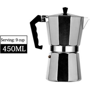 Geiser Koffie Makers 304 Rvs Expresso Inductie Cafetera Koffie Moka Pot Machine Kachel Top