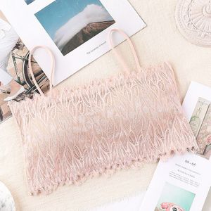 Kanten Beha Voor Kleine Borsten Kids Meisje Solid Bra Top Vest Kinderen Training Beha Tiener Ondergoed Jong Meisje Wirefree Bras