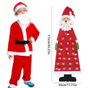 Kerst Kalender Decoraties Voor Huis Kantoor Kerst Decor Navidad Xmas Kerstman Muur Kalender Kaarten Decor