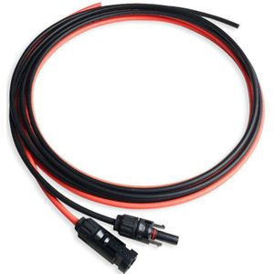 Xinpuguang 3M Pv Rood Zwart Dual Sluit Extension Solar Kabel 12V Zonnepaneel Cel Systeem Module Diy Kits rv Marine Campering