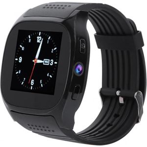 Sport Stappenteller T8 Bluetooth Smart Phone Horloge Stappenteller Plug-In Card Armband Zwart Voor Android Fitness Running