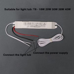 Ballast Tl Elektronische Ballast Voor Fluorescentielampen Lamp 20-40W 220V/Ac Voor Koplamp Van T8 Дроссель Для Лампы