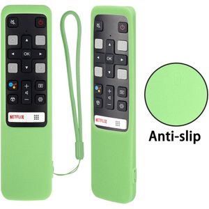 Voice Tv Siliconen Afstandsbediening Cover RC802V FMR1 FLR1 FNR1 Voor Tcl Lcd Tv 65P8S 55P8S 55EP680 50P8S 49S6800FS 49S6510FS