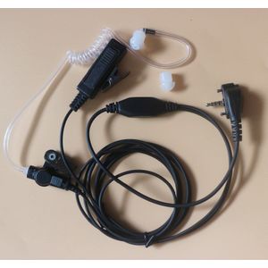 5 pc Acoustic Air Tube Headset Oortelefoon Oortelefoon PTT Microfoon Voor Yaesu Vertex Standaard Radio VX-2R VX-3R VX-5R VX-8GR VX-10 VX-110