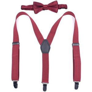 65cm Children&#39;s 3 Clip Y-Type Straps Braces Girls and Boys Suspender Bow Tie Suit Unisex Jockstrap Multicolor Mens Suspenders
