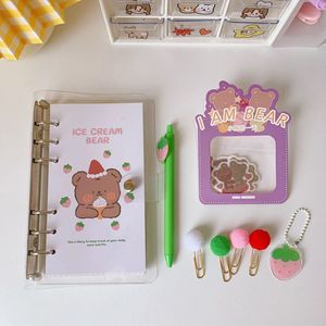 Sharkbang Kawaii 100 Vel A6 Losbladige Dagboek Notebook Agenda Planner Met Pen Sticker Clip En Hangende set