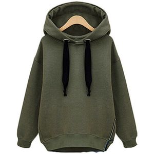 Winter Herfst Sweatshirts Voor Vrouwen Casual Lange Mouwen Sport Trui Met Fluwelen Gewatteerde Skateboard Sport Rits Hoodies Tops