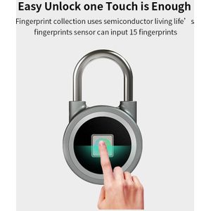 OKLOK Waterdichte Keyless Draagbare Bluetooth Smart Vingerafdruk Lock Anti-Diefstal iOS Android APP Controle Deur Kast Hangslot