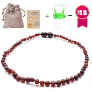 Baltische Zee Natuurlijke Amber Baby Frosted Ketting Baby Kind Tandjes Molaire Ketting Sieraden Veiligheid Gezondheid Milieu Choker