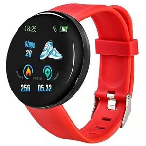 D18 Fitness Tracker Slimme Horloge Slimme Armband Mannen Vrouwen Bloeddruk Waterdicht Hartslag Sport Horloges Voor Ios Android