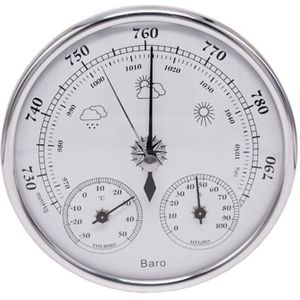 Wandmontage Huishouden Thermometer Hygrometer Hoge Nauwkeurigheid Manometer Air Weer Instrument Barometer