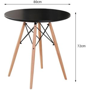 Eenvoudige Salontafel Nordic Stijl Salontafel Moderne Creatieve Ronde Tafel Thuis Woonkamer Massief Houten Eettafel Hwc