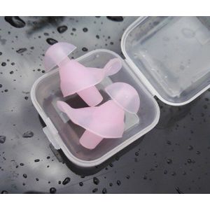 1 @ # Zachte Siliconen Oordopjes Geluidsisolatie Gehoorbescherming Oordopjes Anti Lawaai Snurken Slapen Stekkers Reizen Ruisonderdrukking