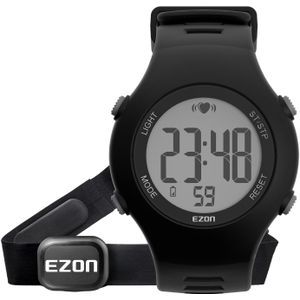 Waterdichte Hartslagmeter Digitale Horloge Alarm Stopwatch Mannen Vrouwen Outdoor Running Sport Horloges Met Borstband