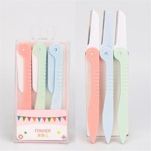 3 Stuks Opvouwbare Wenkbrauw Trimmer Set Voor Vrouwen Beginner Make-Up Tool E513