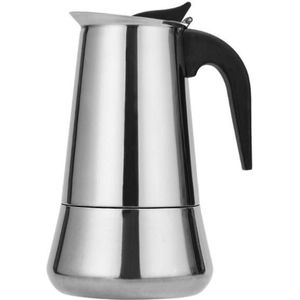 100Ml/200Ml/300Ml/450Ml/600Ml Draagbare Espresso Koffiezetapparaat Moka Pot rvs Koffie Brouwer Waterkoker Pot Voor Pro Barista