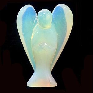 3 Inch natuurlijke opaal crystal sieraden decoratie guardian angel healing gem familie home decoratie studeerkamer craft XY