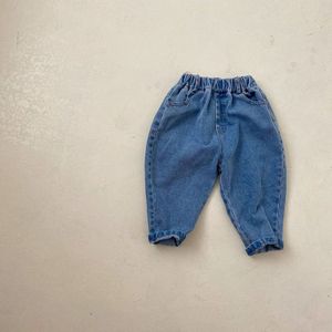 Milancel 2022 Lente Kinderkleding Meisjes Denim Broek Casual Katoen Jongens Wortel Broek