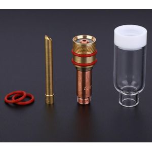 TIG-17/18/26 Lastoorts Filter Gids Vloeistof Bescherming Collet Met Transparant Glas Cover
