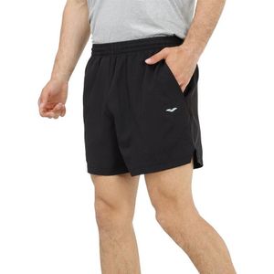 MIER mannen Training Running Shorts Quick Dry Actieve 5 Inches Shorts met Zakken, Lichtgewicht en Ademend, Zwart