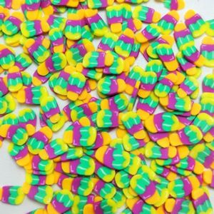 50G Cartoon Kat Cactus Slices Polymer Clay Sprinkles Voor Ambachten Plastic Klei Tiny Leuke Modder Deeltjes Diy Accessoires 5mm