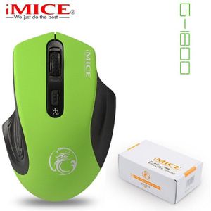 IMICE G-1800 Factory Direct Supply 2.4G Wireless Mute Mouse Business Office 4 Button Gaming Wireless Mouse Bluetooth Mouse