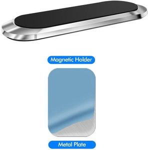 Tkey Magnetische Auto Telefoon Houder Mini Strip Plakken Stand Voor Iphone Samsung Xiaomi Muur Zinklegering Magneet Gps Car Mount dashboard