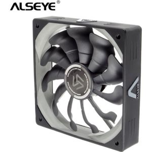 ALSEYE PWM 4pin 120mm PC Fan Cooler 12 v 1800 RPM 80CFM Slient Koelventilator voor Computer Behuizing/ CPU/waterkoeling