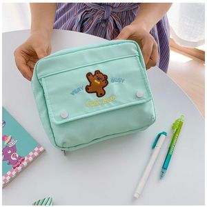 Multifunctionele Grote Capaciteit Etui Stof Kawaii Pencilcase School Pen Geval Levert School Doos Potloden Pouch Briefpapier