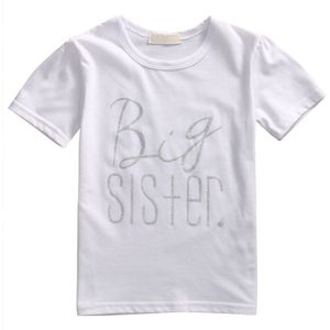 Zomer Casual Pasgeboren Baby Jongens Kids Kleding Zus T-shirt Brother Bodysuit Brief Familie Bijpassende Kleding Outfits