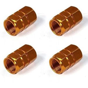 4 Stks/set Auto-Styling Theftproof Aluminium Auto Wiel Banden Kleppen Tyre Stem Air Caps Cove Stofdicht Cover Auto Accessoires