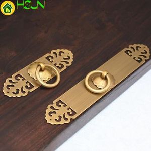 Vintage Lade Trekt Handles Knoppen Keukenkast Handvat Trekt Gold Dressoir Pull Back Plaat Meubels Handvat