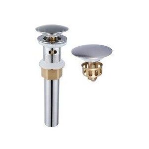 Vessel Sink Drain, Badkamer Pop-Up Afvoer met Afneembare Mand Stopper, anti-Explosie en Anti-Verstopping Drain Zeef, Wastafel Dr