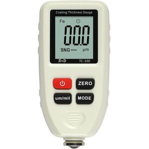 R &amp; D TC100 Laagdiktemeter Autolak Film Dikte Tester Meten Fe/Nfe Russische Handleiding Verf Tool 0.1Micron 1300um