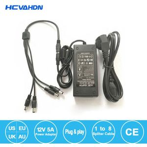 12V 5A 4 Port Cctv Camera Ac Adapter Voeding Doos Voor De Cctv Camera