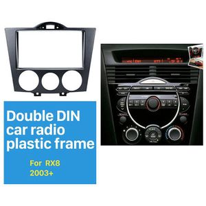2 Din Stereo Panel Voor Mazda Rx-8 Rx8 2003 Radio Fascia Dash Kit Frame Bezel