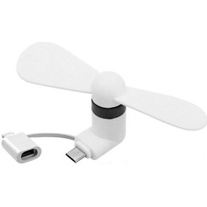 2 In 1 Mini Zachte Telefoon Ventilator, geschikt Voor Xiaomi Mobiele Telefoon En Apple Android Mini Handheld Cooling Mobiele Telefoon Ventilator