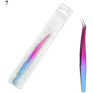 1 Set Rvs Wenkbrauw Pincet Voor Facial/Ingegroeide Haar Spalk Ontharing Wenkbrauw Plucker Met Travel Case Gereedschap