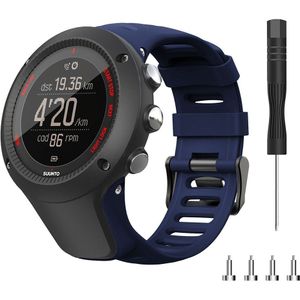 Band Voor Suunto Ambit 1 2 3 2R 2S 24Mm Horloge Rubber Band Armband Riem met Schroeven En Schroevendraaier Horloge Accessoires