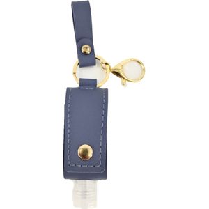 30Ml Hydroalcoholic Gel Sleutelhanger Handdesinfecterend Case Mini Handen Draagbare Hydroalcoholic Gel Fles Leather Case Gezondheid Sleutelhanger
